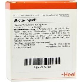 STICTA INJ, 10 ST – PZN 974564 из Германии