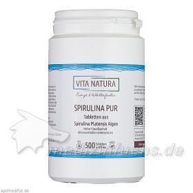 SPIRULINA TABLETTEN 400MG, 500 ST – PZN 9893117 из Германии