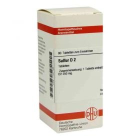 Sulfur D 2 Tabletten (80 stk) – PZN 1787195 из Германии