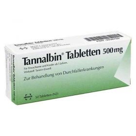 Tannalbin (50 stk) – PZN 2036769 из Германии