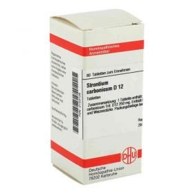 Strontium Carbonicum D 12 Tabletten (80 stk) – PZN 2123126 из Германии