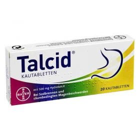 Talcid (20 stk) – PZN 2530481 из Германии