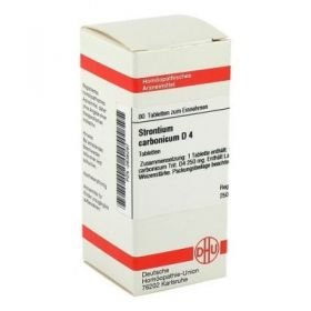 Strontium Carbonicum D 4 Tabletten (80 stk) – PZN 2636297 из Германии