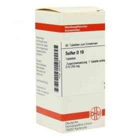 Sulfur D 10 Tabletten (80 stk) – PZN 2636392 из Германии