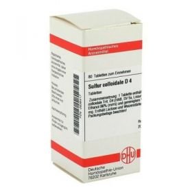 Sulfur Colloidale D 4 Tabletten (80 stk) – PZN 2636417 из Германии