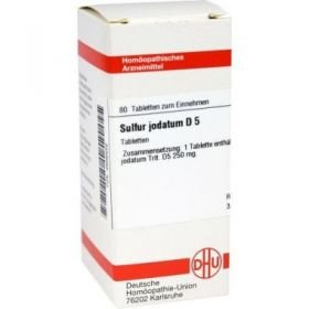 Sulfur Jodat. D 5 Tabletten (80 stk) – PZN 2636452 из Германии