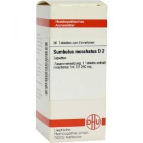 Sumbulus Moschatus D 2 Tabletten (80 stk) – PZN 2636498 из Германии