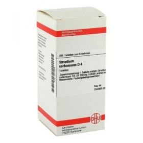 Strontium Carbonicum D 4 Tabletten (200 stk) – PZN 2812699 из Германии