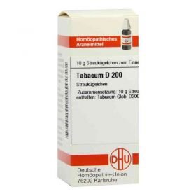Tabacum D 200 Globuli (10 g) – PZN 2932587 из Германии