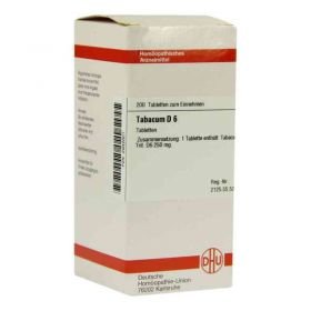 Tabacum D 6 Tabletten (200 stk) – PZN 2932601 из Германии