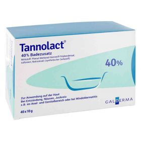 Tannolact 40% Badezusatz Beutel (40X10 g) – PZN 3669399 из Германии