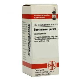 Strychninum Purum D 10 Globuli (10 g) – PZN 4238572 из Германии