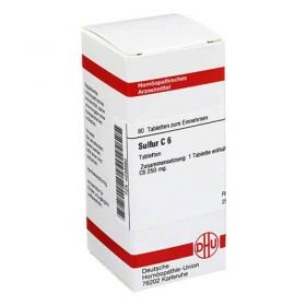 Sulfur C 6 Tabletten (80 stk) – PZN 4238980 из Германии