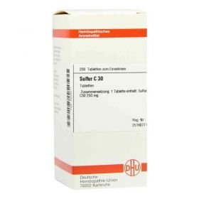 Sulfur C 30 Tabletten (200 stk) – PZN 4239011 из Германии