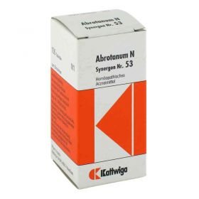 Synergon 53 Abrotanum N Tabletten (100 stk) – PZN 4905146 из Германии