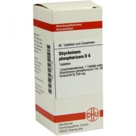 Strychninum Phosph. D 6 Tabletten (80 stk) – PZN 7181163 из Германии