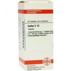 Sulfur C 12 Tabletten (80 stk) – PZN 7181364 из Германии