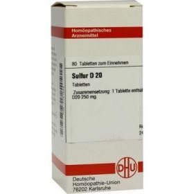 Sulfur D 20 Tabletten (80 stk) – PZN 7181424 из Германии