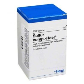 Sulfur Comp.heel Tabletten (250 stk) – PZN 8818987 из Германии