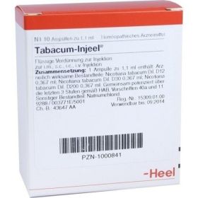 TABACUM INJ, 10 ST – PZN 1000841 из Германии