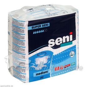 Super Seni Medium Windeln für Erwachsene, 10 ST – PZN 1405526 из Германии
