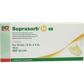 Suprasorb H Hydrokoll.Verb. 5x10cm dünn, 10 ST – PZN 1727402 из Германии
