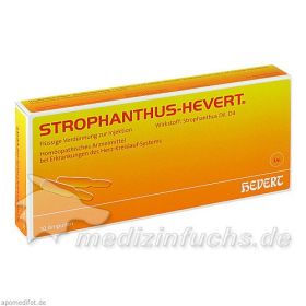STROPHANTHUS HEVERT, 10 ST – PZN 2077685 из Германии