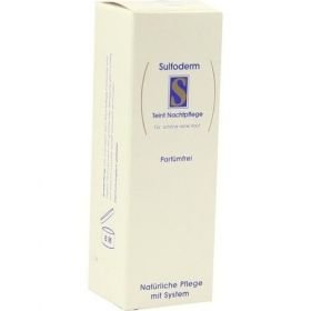 SULFODERM S TEINT NACHTPFLEGE parfümfrei, 40 ML – PZN 2131172 из Германии