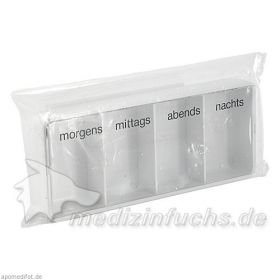 Tablettendose morgens/mittags/abend/nacht, 1 ST – PZN 2572522 из Германии