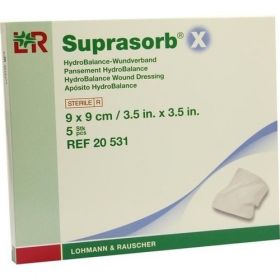 Suprasorb X HydroBalance Wundverand 9x9cm, 5 ST – PZN 3126807 из Германии