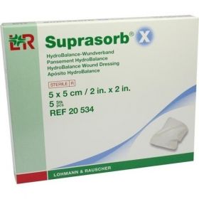 Suprasorb X HydroBalance Wundverand 5x5cm, 5 ST – PZN 3490803 из Германии