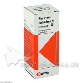 SYNERGON KOMPL RHUS TO N98, 20 ML – PZN 3575126 из Германии