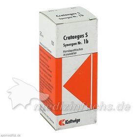 Synergon Kompl Crataegus S Nr. 1B, 20 ML – PZN 3633220 из Германии