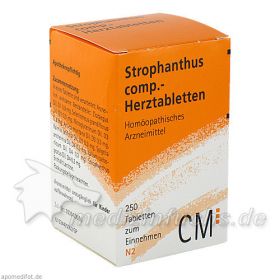 Strophanthus comp.-Herztabletten, 250 ST – PZN 3915071 из Германии