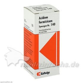 SYNERGON KOMPL ACID FO 140, 20 ML – PZN 4452644 из Германии