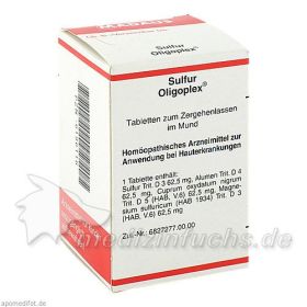 SULFUR OLIGOPLEX, 150 ST – PZN 6196116 из Германии