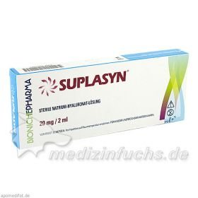 SUPLASYN 20mg/2ml Fertigspritze, 1 ST – PZN 6554461 из Германии