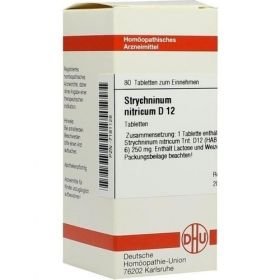 STRYCHNINUM NITRICUM D12, 80 ST – PZN 7181128 из Германии