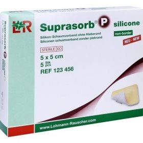 Suprasorb P silicone Schaumverb. 5x5cm non border, 5 ST – PZN 724293 из Германии