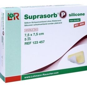 Suprasorb P silicone Schaumver7.5x7.5cm non border, 5 ST – PZN 724301 из Германии