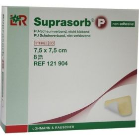 Suprasorb P PU-Schaum nicht kl. 7.5x7.5cm, 8 ST – PZN 7402291 из Германии