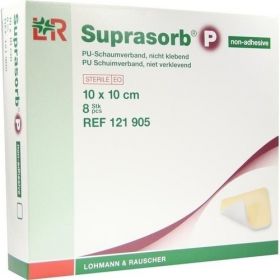 Suprasorb P PU-Schaum nicht kl. 10x10cm, 8 ST – PZN 7402345 из Германии