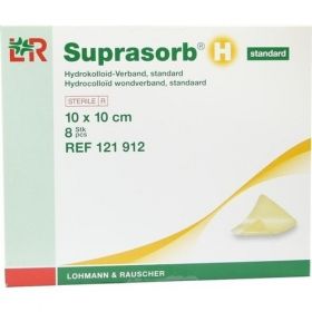 Suprasorb H Hydrokolloid Verband standard 10x10cm, 8 ST – PZN 7402552 из Германии