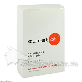 SWEAT-OFF Antiperspirant Dry Pads, 5 ST – PZN 9016468 из Германии