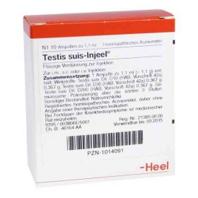 Testis Suis Injeel Ampullen (10 stk) – PZN 1014091 из Германии