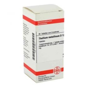 Thallium Met. D 12 Tabletten (80 stk) – PZN 2119811 из Германии