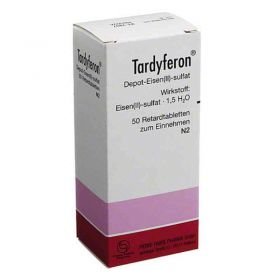 Tardyferon Depot-Eisen(II)-sulfat 80mg (50 stk) – PZN 2494035 из Германии