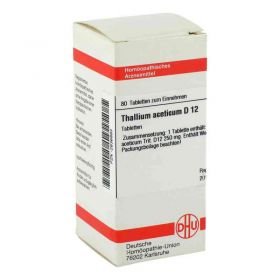 Thallium Acet. D 12 Tabletten (80 stk) – PZN 2636883 из Германии