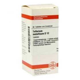 Tellurium Metallicum D 12 Tabletten (80 stk) – PZN 2803795 из Германии