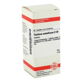 Thallium Met. D 30 Tabletten (80 stk) – PZN 2808373 из Германии